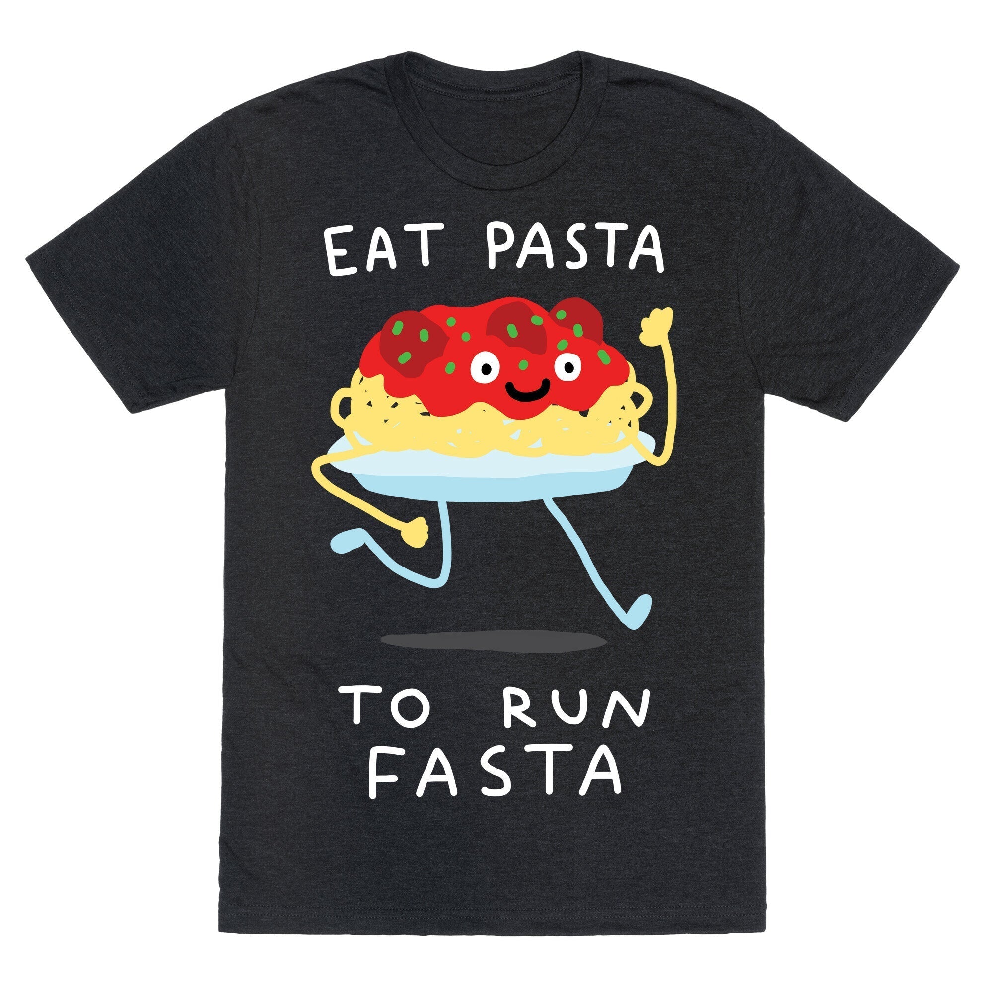 Eat Pasta To Run Fasta Unisex Triblend Tee Hoodie, Sweatshirt | CoreVibeTees.com (Image 1)