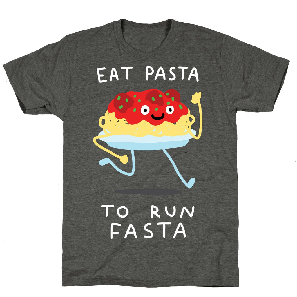 Eat Pasta To Run Fasta Unisex Triblend Tee Hoodie, Sweatshirt | CoreVibeTees.com (Image 3)