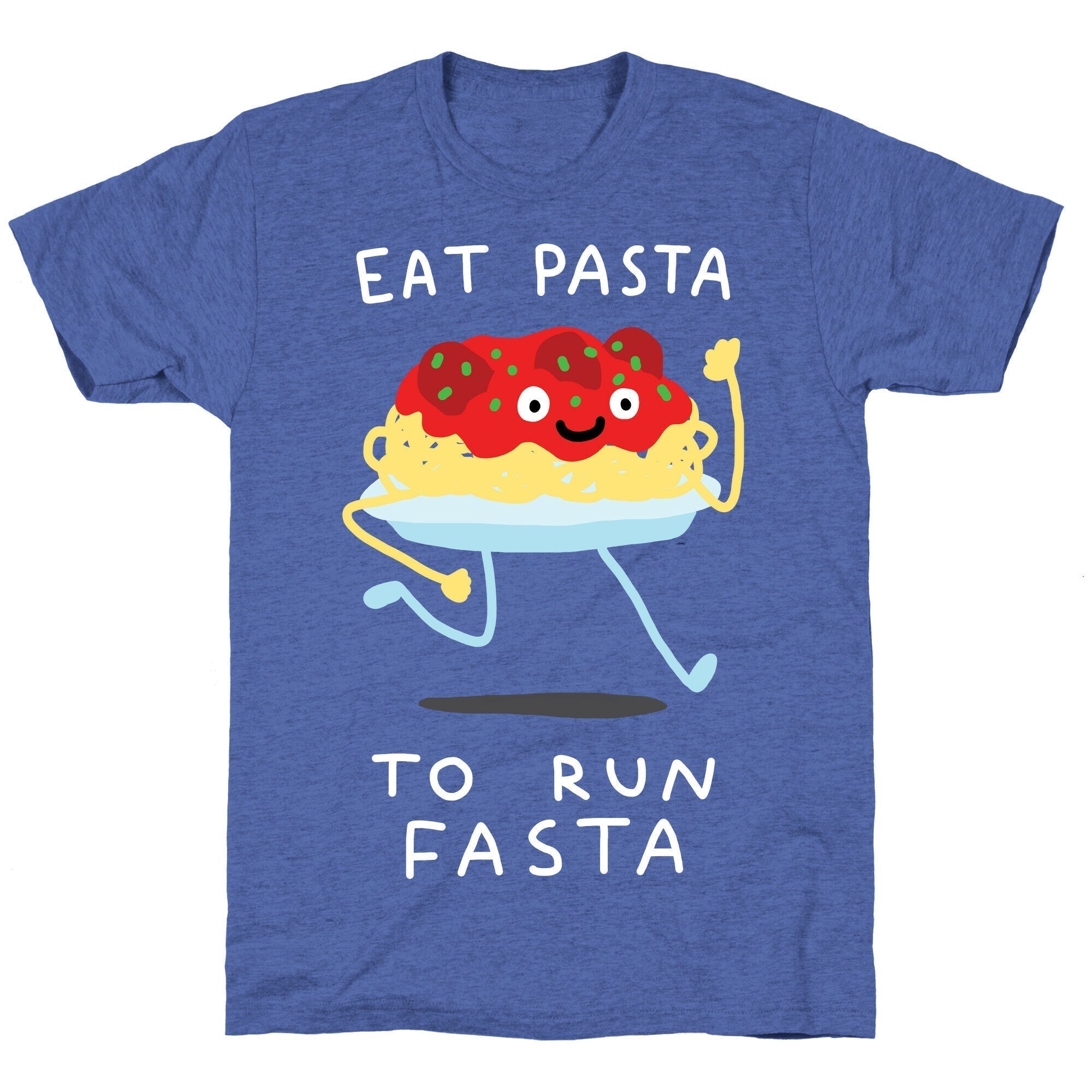 Eat Pasta To Run Fasta Unisex Triblend Tee Hoodie, Sweatshirt | CoreVibeTees.com (Image 5)