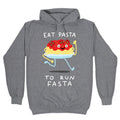 Eat Pasta To Run Fasta Hoodie T-Shirts, Sweatshirt | CoreVibeTees.com (Image 1)