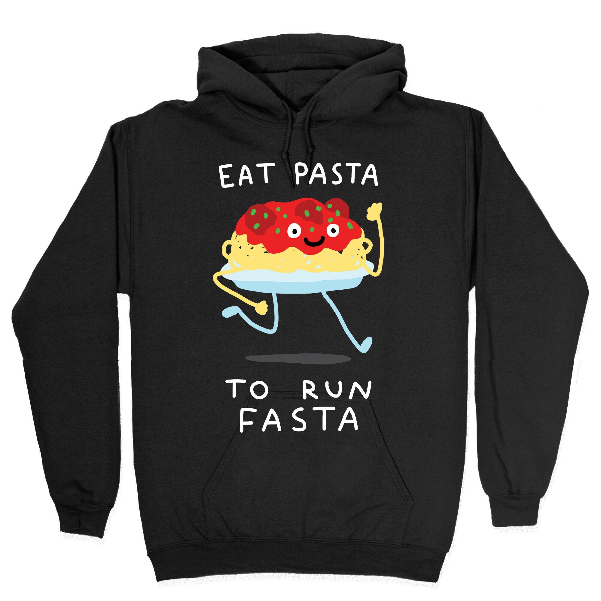 Eat Pasta To Run Fasta Hoodie T-Shirts, Sweatshirt | CoreVibeTees.com (Image 2)