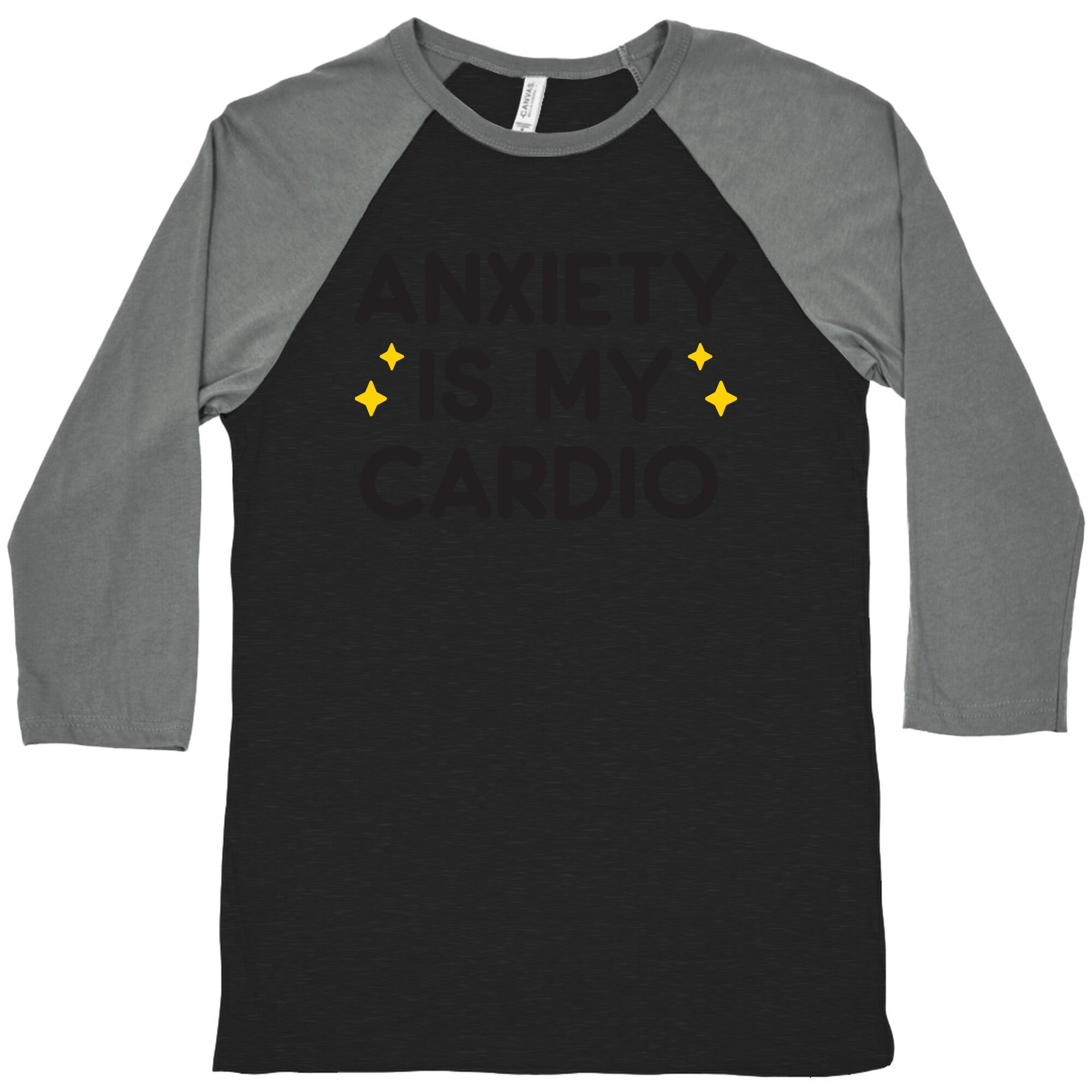 Anxiety Is My Cardio Baseball Tee Hoodie, Sweatshirt | CoreVibeTees.com (Image 3)