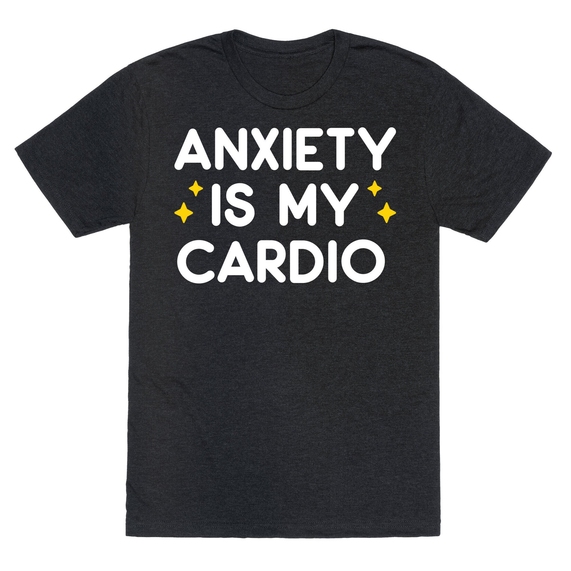Anxiety Is My Cardio Unisex Triblend Tee Hoodie, Sweatshirt | CoreVibeTees.com (Image 1)