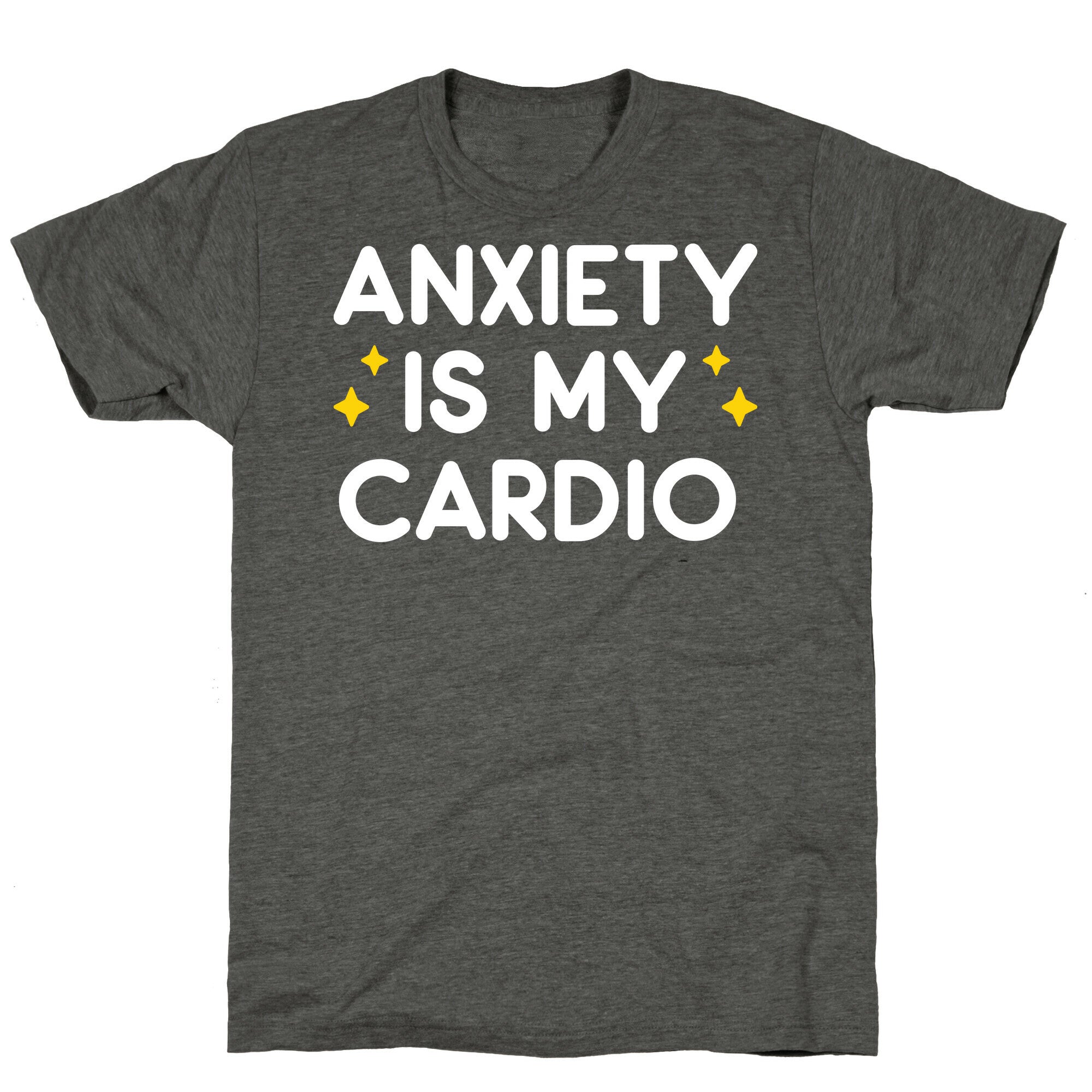 Anxiety Is My Cardio Unisex Triblend Tee Hoodie, Sweatshirt | CoreVibeTees.com (Image 3)