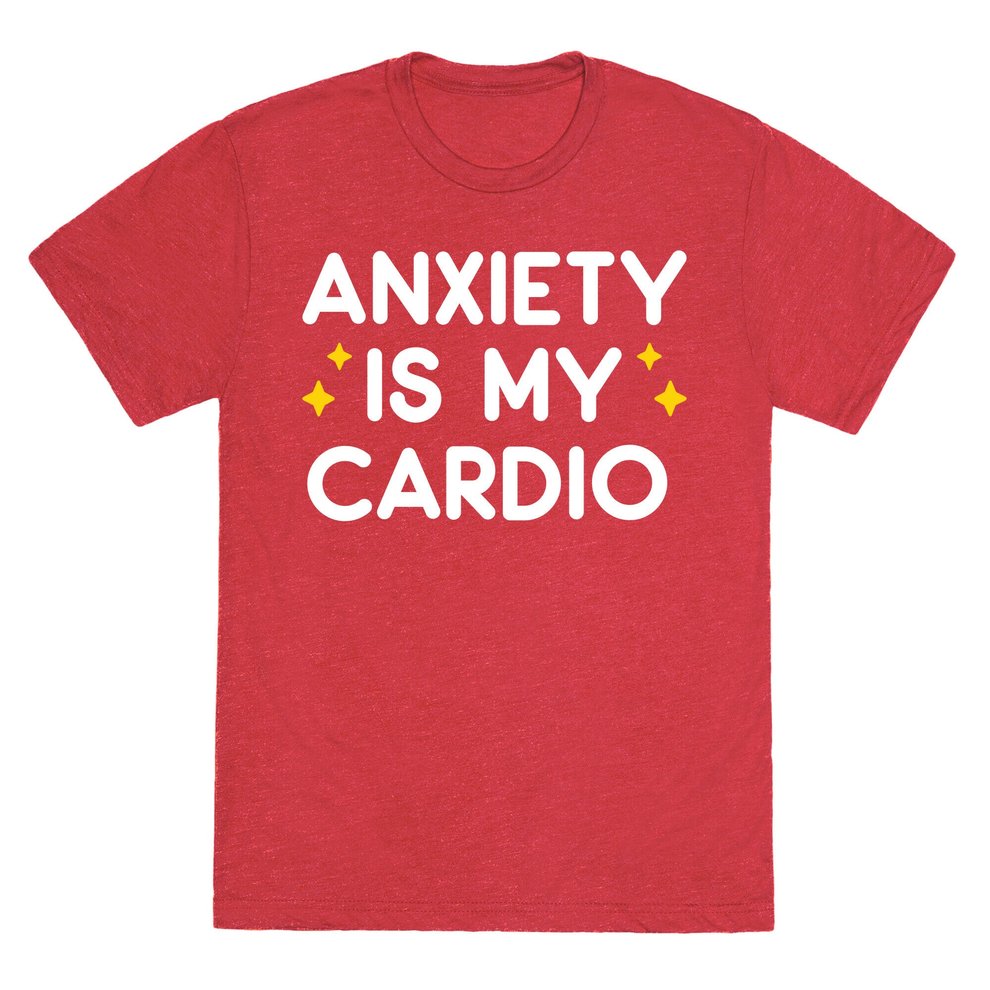 Anxiety Is My Cardio Unisex Triblend Tee Hoodie, Sweatshirt | CoreVibeTees.com (Image 4)