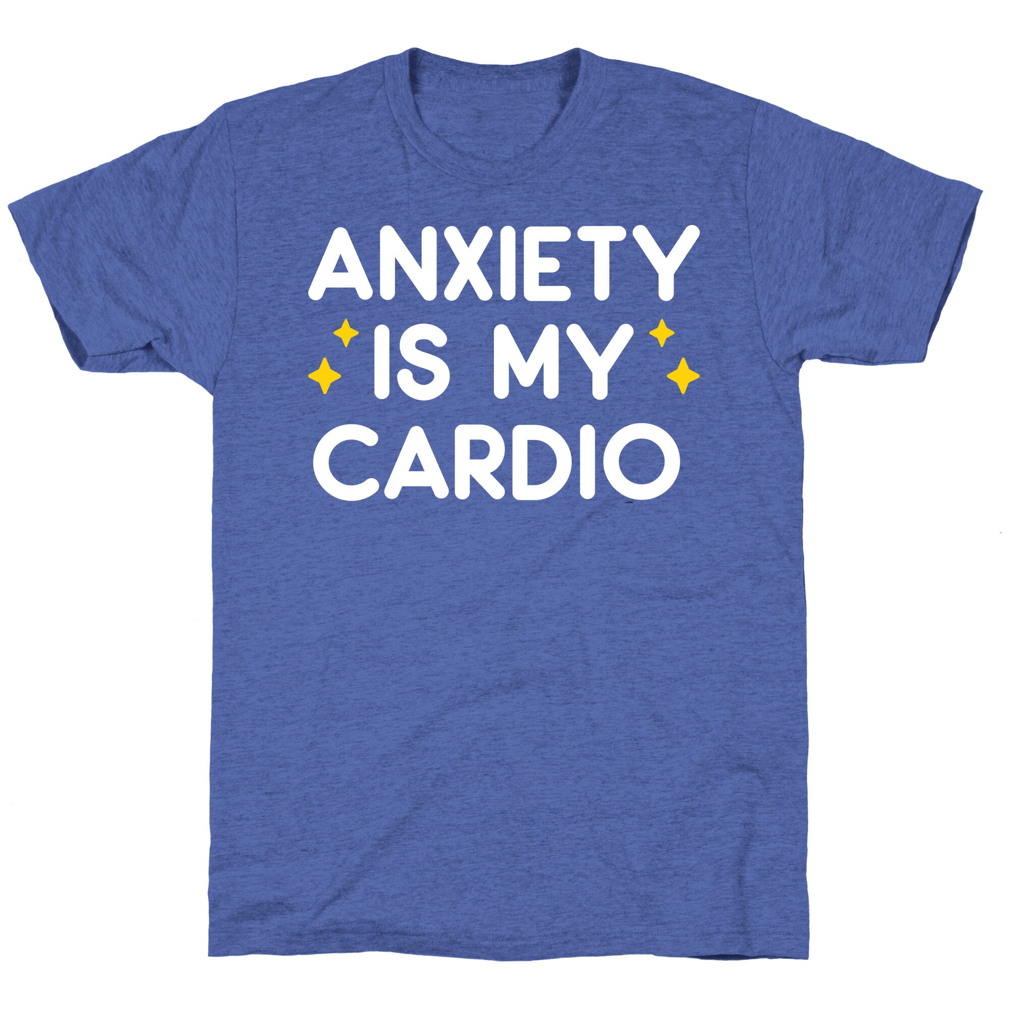 Anxiety Is My Cardio Unisex Triblend Tee Hoodie, Sweatshirt | CoreVibeTees.com (Image 5)