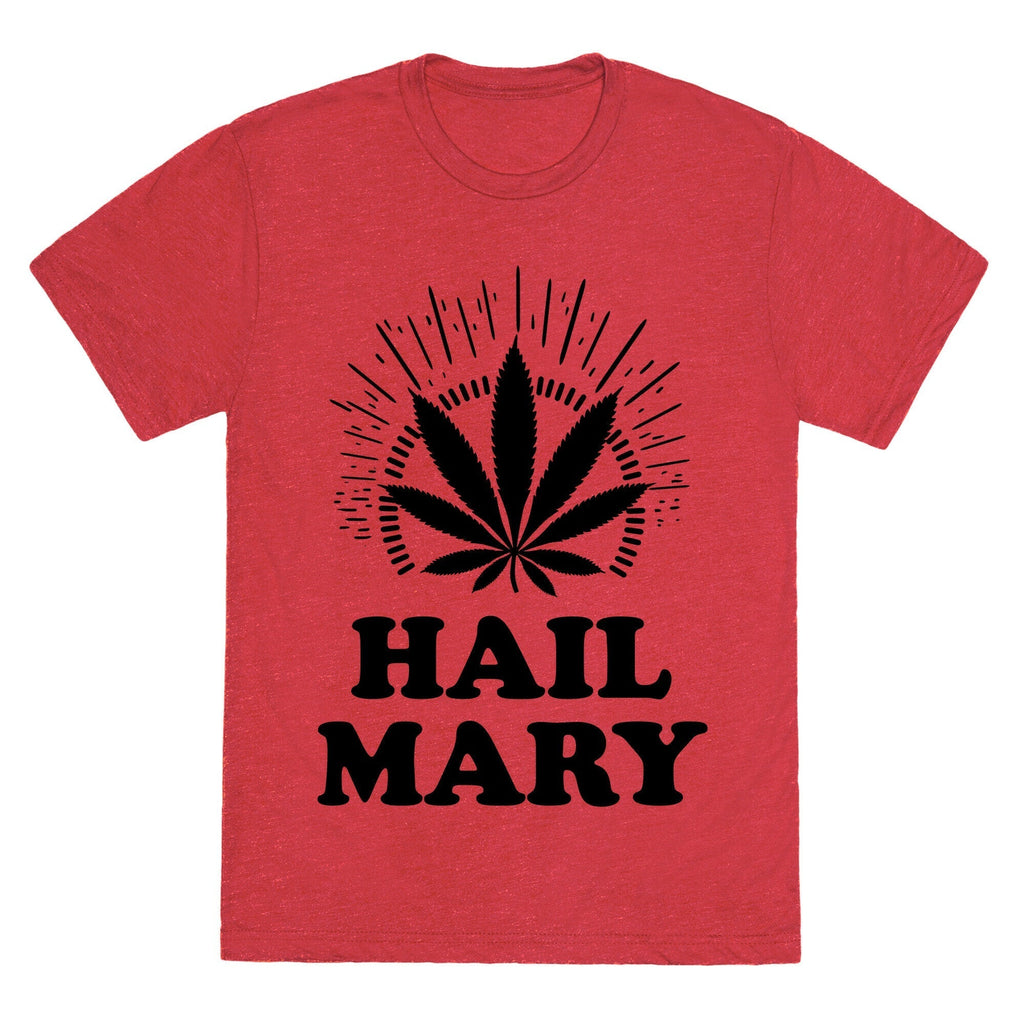 Hail Mary Unisex Triblend Tee Hoodie, Sweatshirt | CoreVibeTees.com (Image 4)