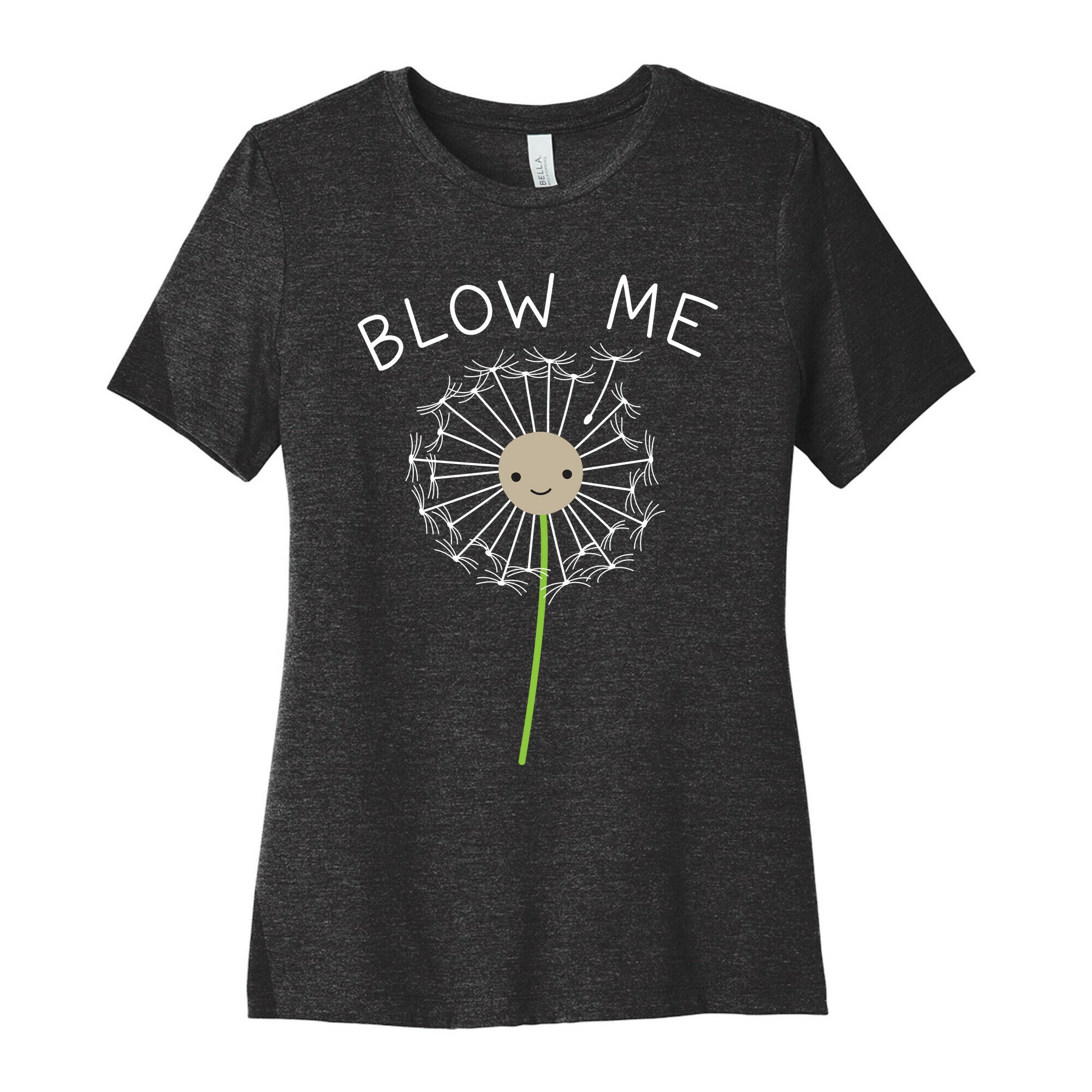 Blow Me Dandelion Women's Cotton Tee Hoodie, Sweatshirt | CoreVibeTees.com (Image 1)