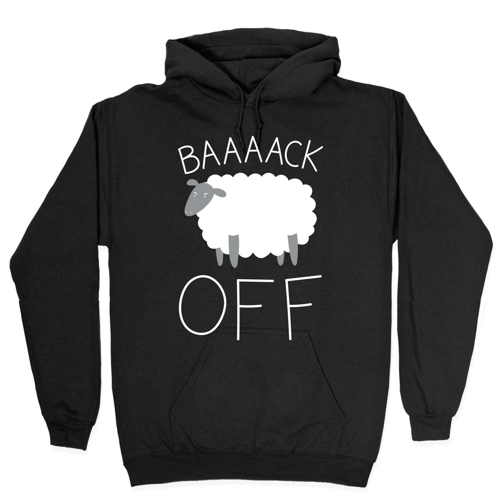 Baaaack Off Sheep Hoodie T-Shirts, Sweatshirt | CoreVibeTees.com (Image 2)