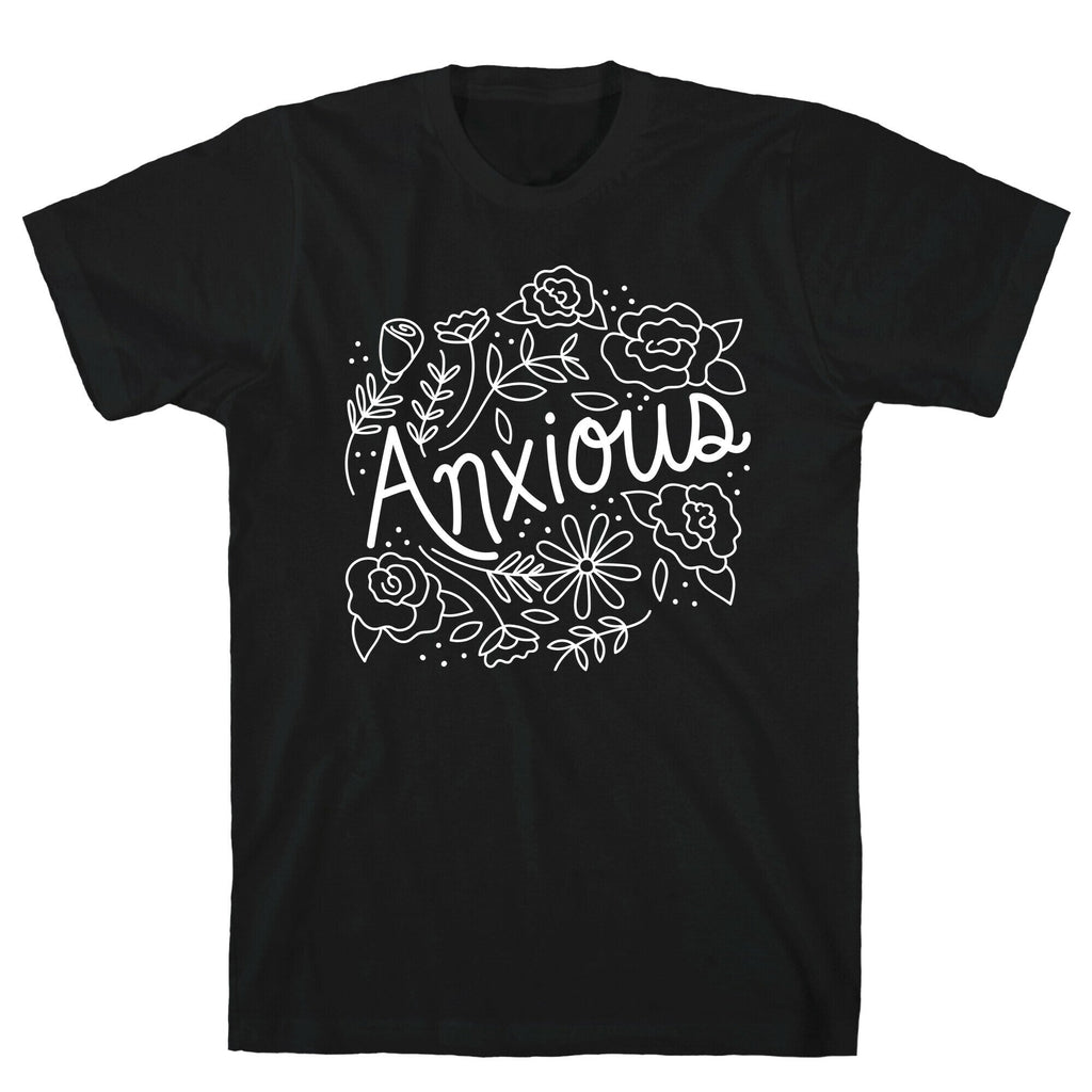 Anxious Florals T-Shirt Hoodie, Sweatshirt | CoreVibeTees.com (Image 1)
