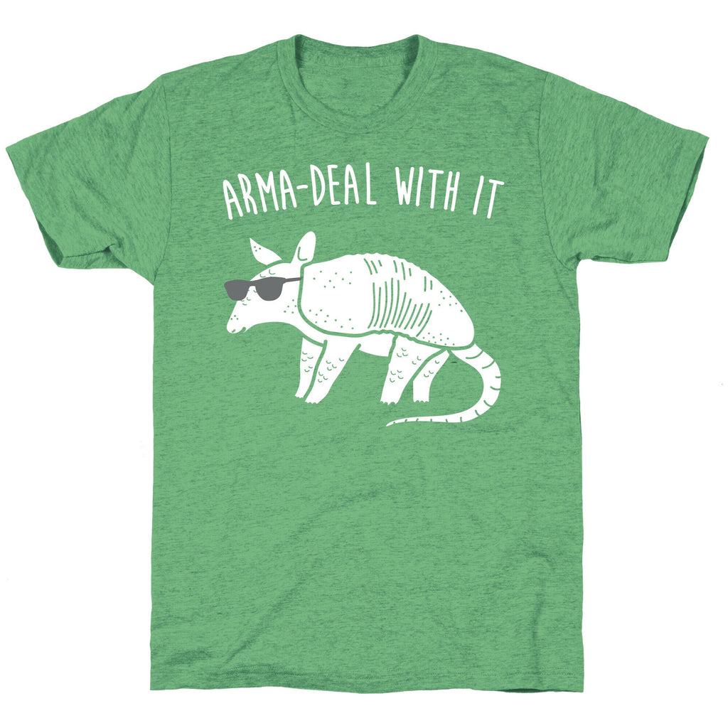 Arma-Deal With It Armadillo Unisex Triblend Tee Hoodie, Sweatshirt | CoreVibeTees.com (Image 2)