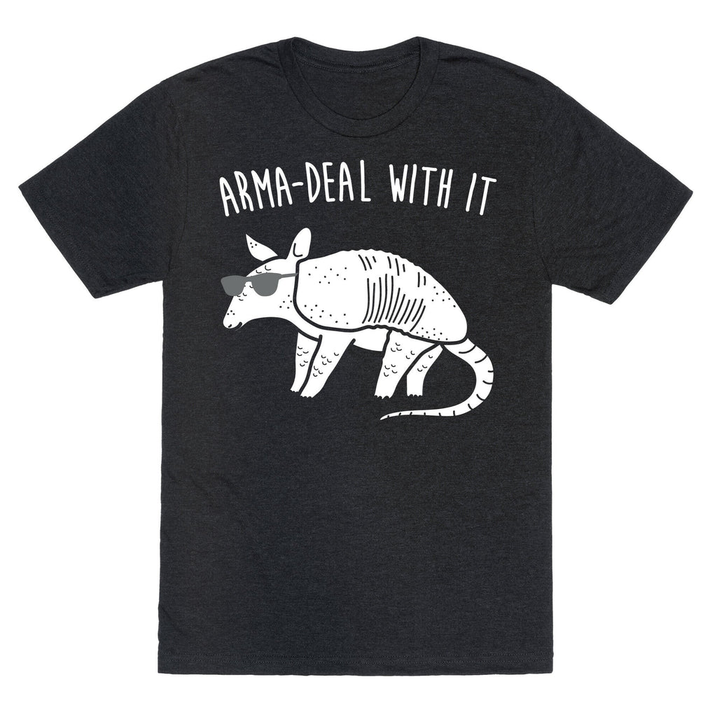 Arma-Deal With It Armadillo Unisex Triblend Tee Hoodie, Sweatshirt | CoreVibeTees.com (Image 1)