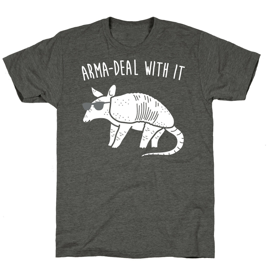 Arma-Deal With It Armadillo Unisex Triblend Tee Hoodie, Sweatshirt | CoreVibeTees.com (Image 3)