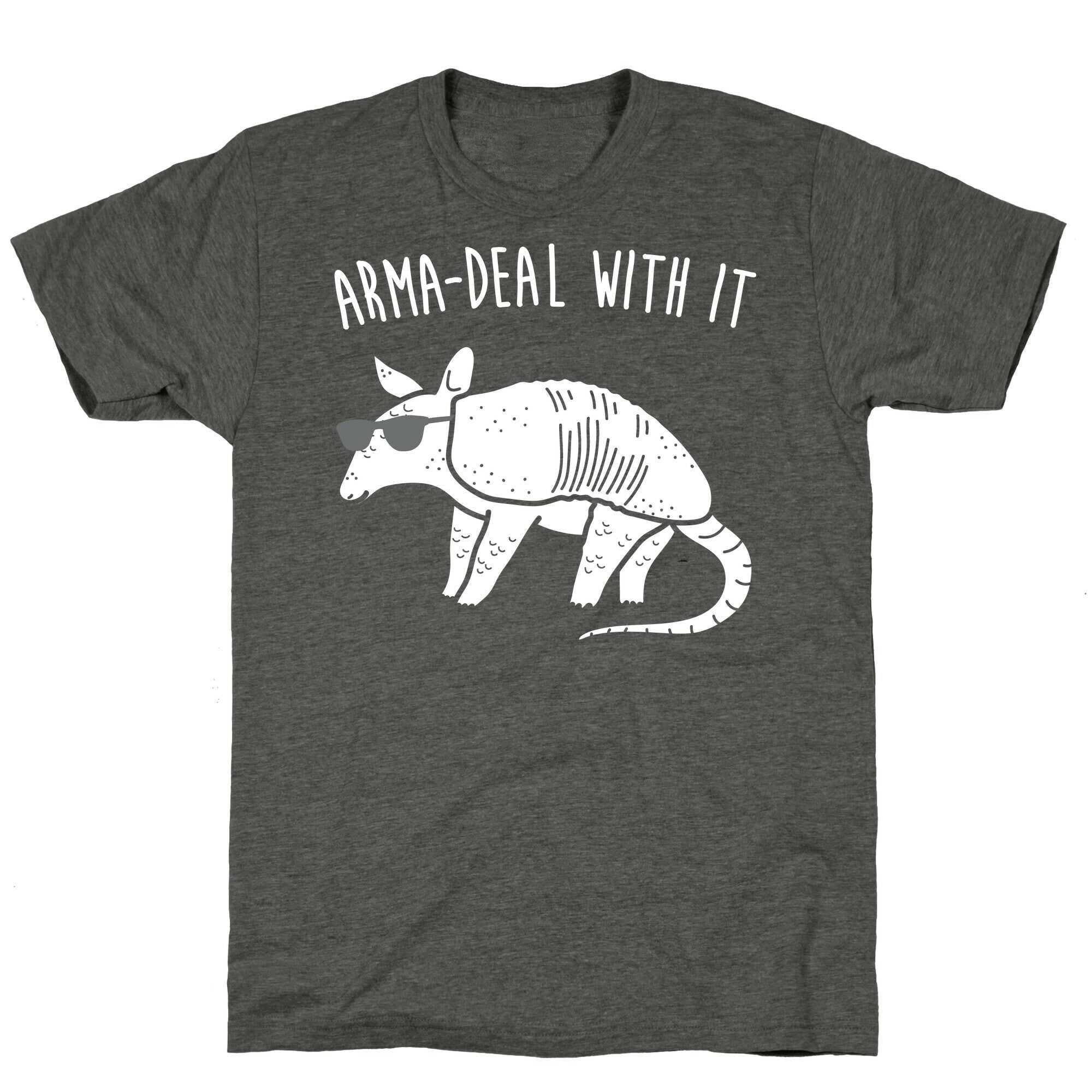 Arma-Deal With It Armadillo Unisex Triblend Tee Hoodie, Sweatshirt | CoreVibeTees.com (Image 3)