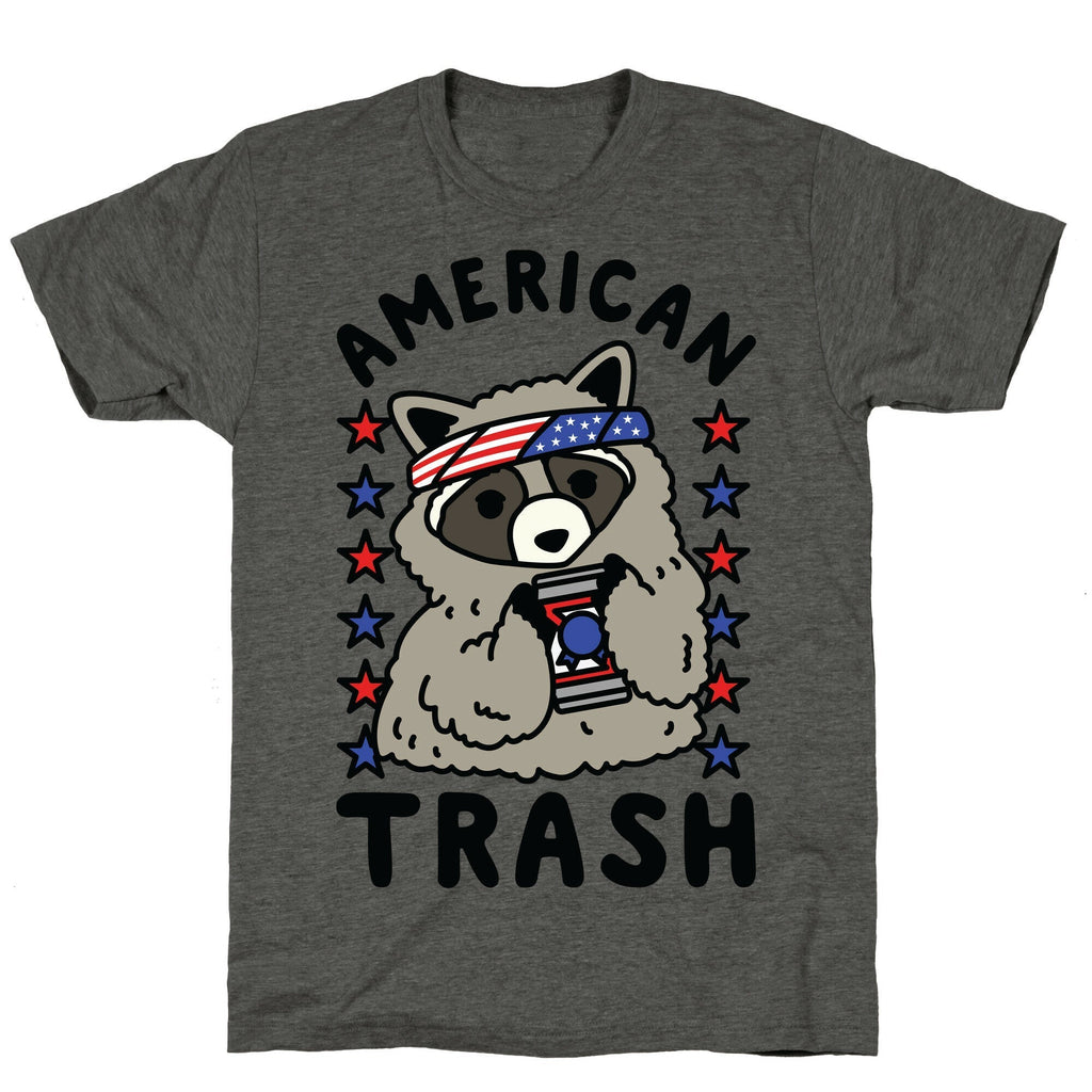 American Trash Unisex Triblend Tee Hoodie, Sweatshirt | CoreVibeTees.com (Image 2)