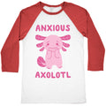 Anxious Axolotl Baseball Tee Hoodie, Sweatshirt | CoreVibeTees.com (Image 1)