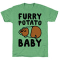 Furry Potato Baby Guinea Pig Parody Unisex Triblend Tee Hoodie, Sweatshirt | CoreVibeTees.com (Image 1)