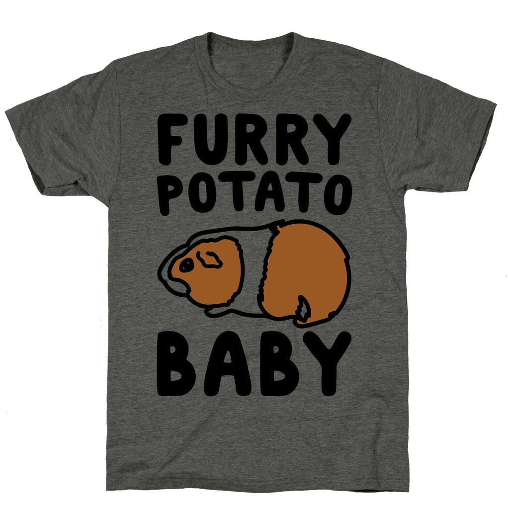 Furry Potato Baby Guinea Pig Parody Unisex Triblend Tee Hoodie, Sweatshirt | CoreVibeTees.com (Image 2)