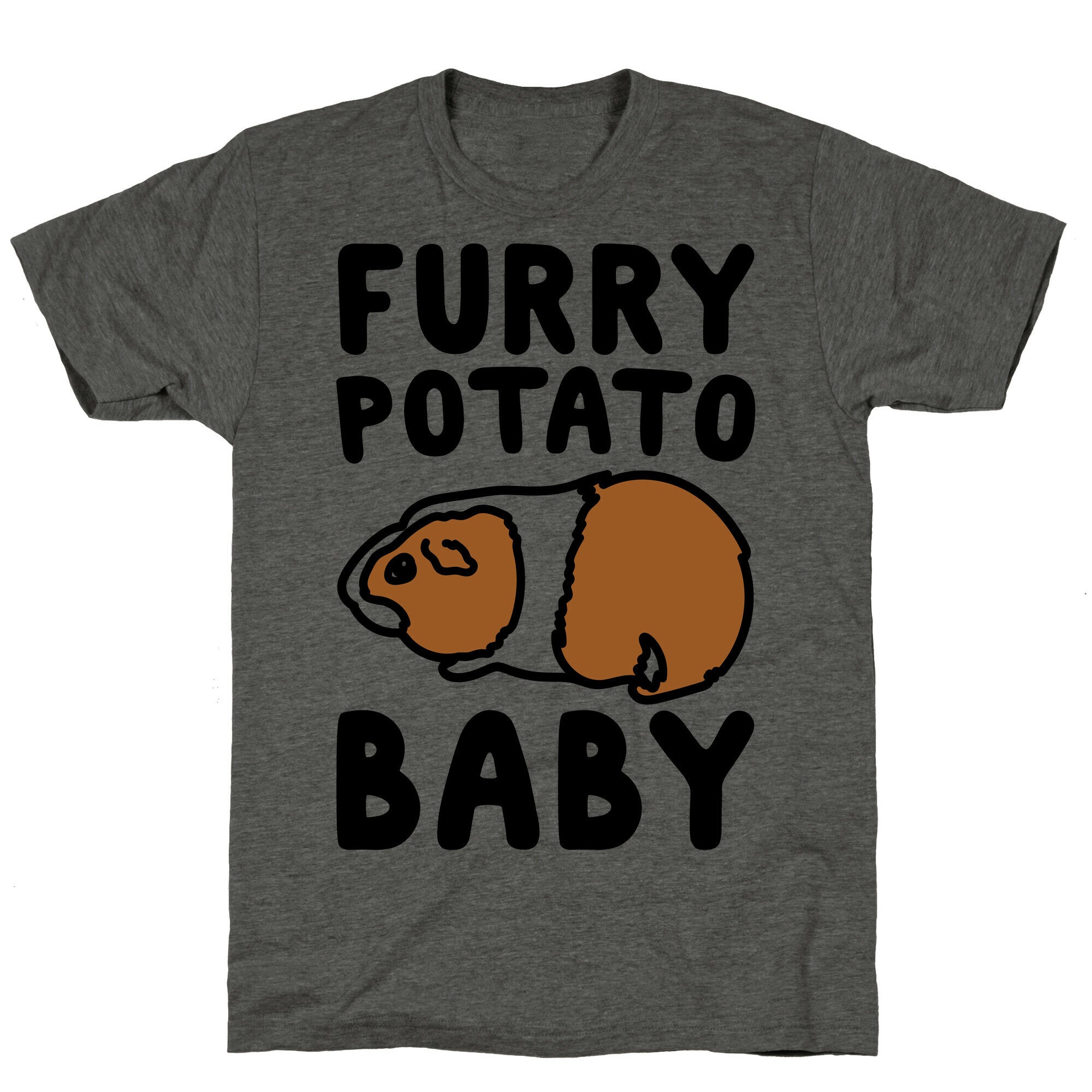 Furry Potato Baby Guinea Pig Parody Unisex Triblend Tee Hoodie, Sweatshirt | CoreVibeTees.com (Image 2)