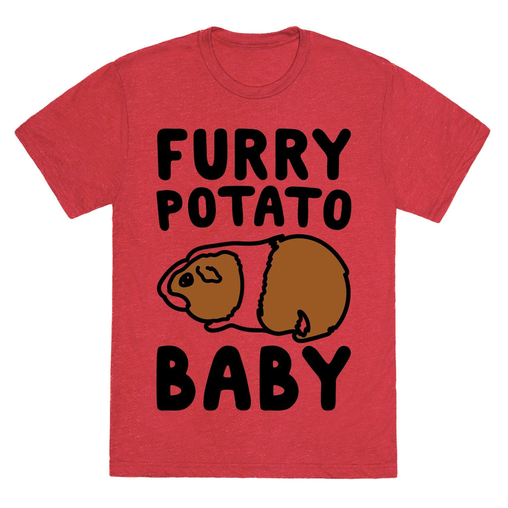 Furry Potato Baby Guinea Pig Parody Unisex Triblend Tee Hoodie, Sweatshirt | CoreVibeTees.com (Image 3)