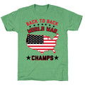Back to Back World War Champs Unisex Triblend Tee Hoodie, Sweatshirt | CoreVibeTees.com (Image 1)