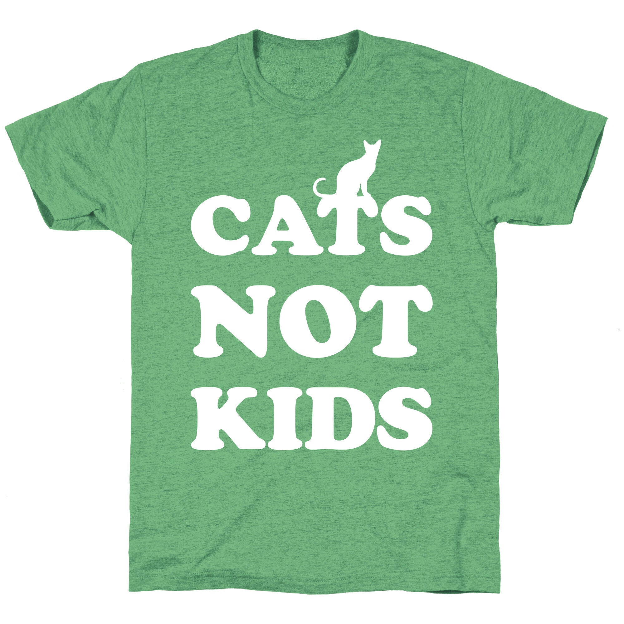 Cats Not Kids Unisex Triblend Tee Hoodie, Sweatshirt | CoreVibeTees.com (Image 2)
