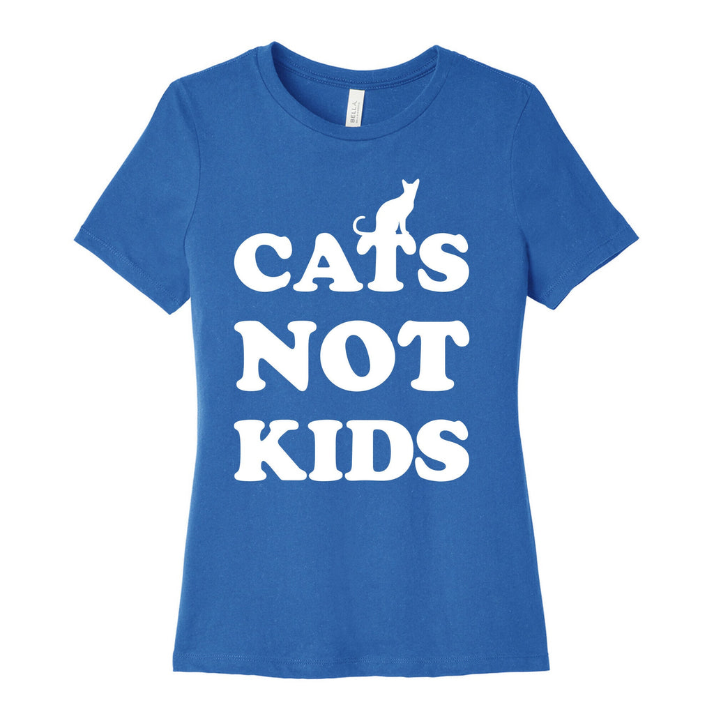 Cats Not Kids Women's Cotton Tee Hoodie, Sweatshirt | CoreVibeTees.com (Image 3)