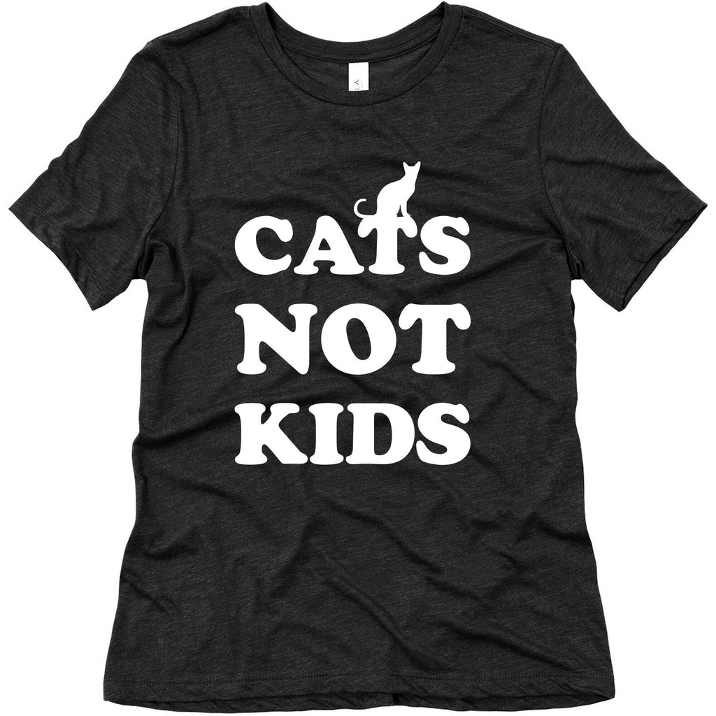 Cats Not Kids Women's Triblend Tee Hoodie, Sweatshirt | CoreVibeTees.com (Image 1)