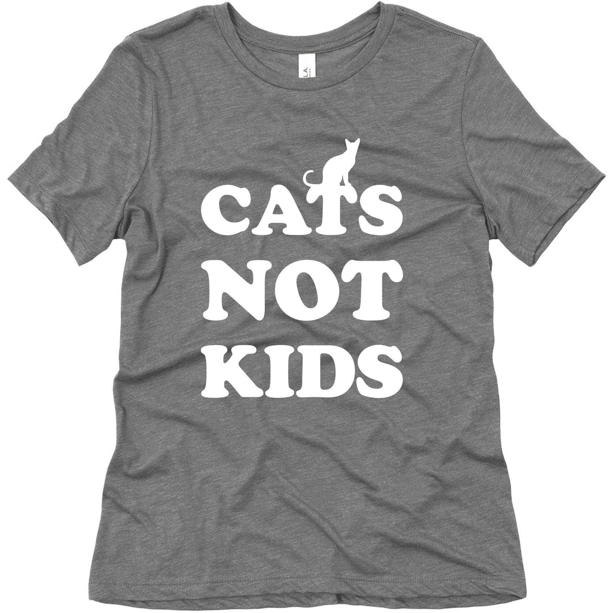 Cats Not Kids Women's Triblend Tee Hoodie, Sweatshirt | CoreVibeTees.com (Image 4)