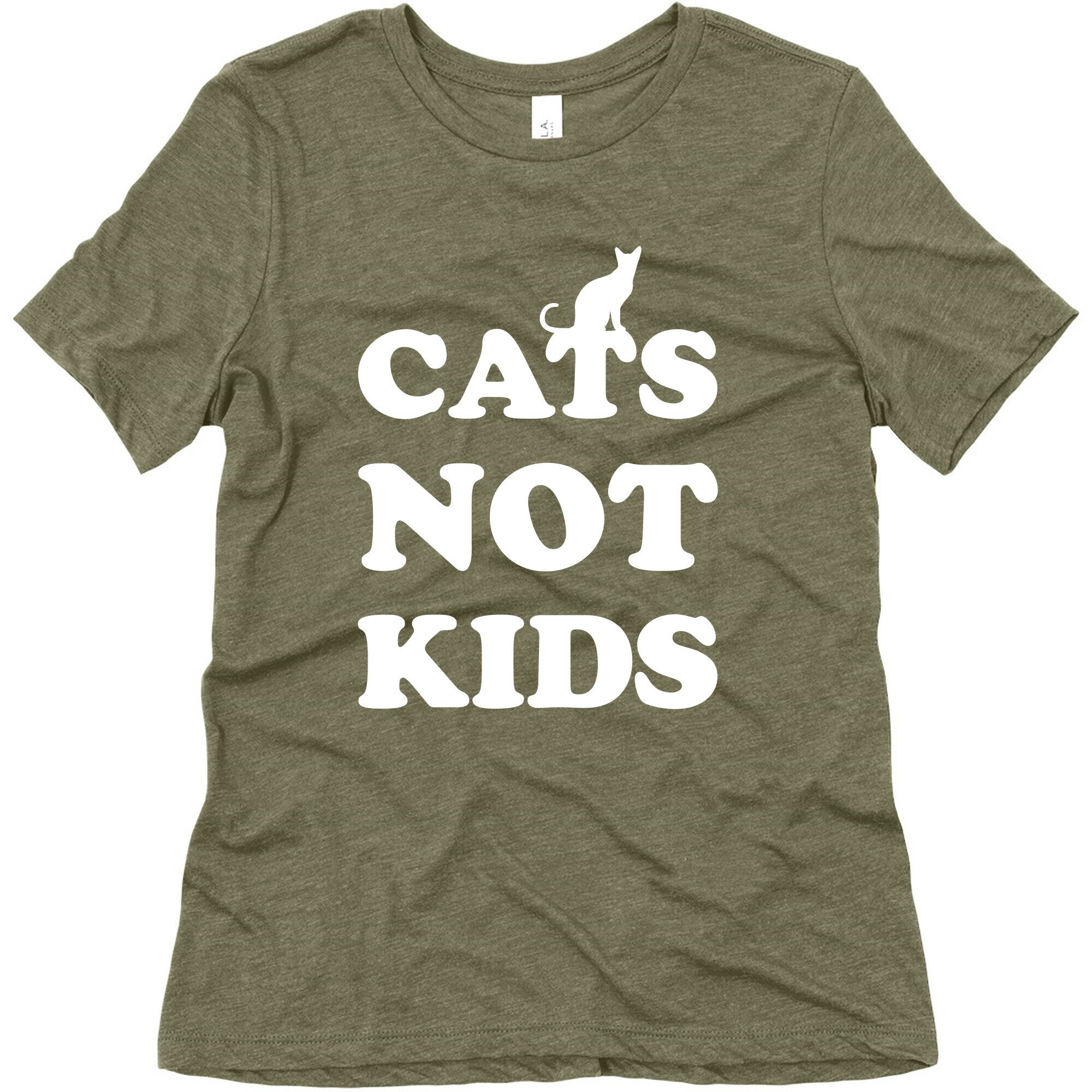 Cats Not Kids Women's Triblend Tee Hoodie, Sweatshirt | CoreVibeTees.com (Image 5)