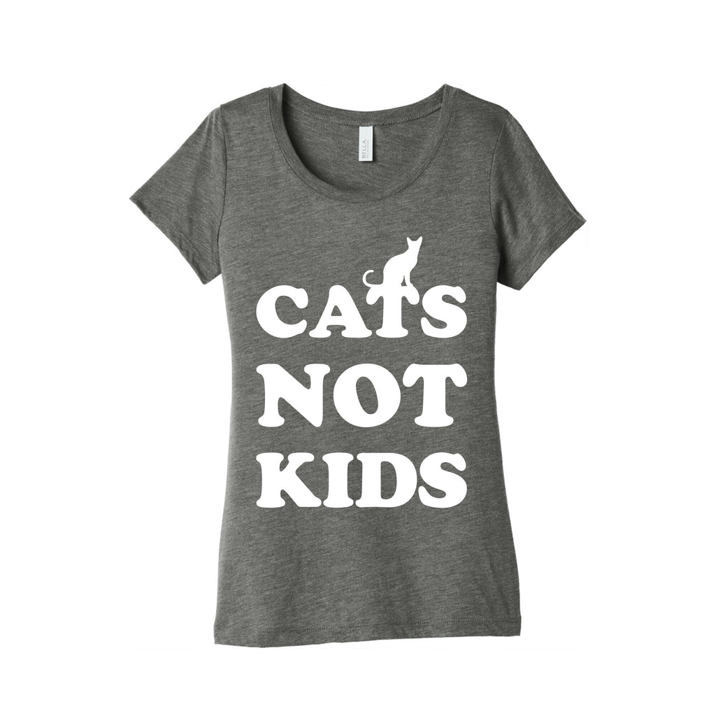 Cats Not Kids Women's Triblend Tee Hoodie, Sweatshirt | CoreVibeTees.com (Image 3)
