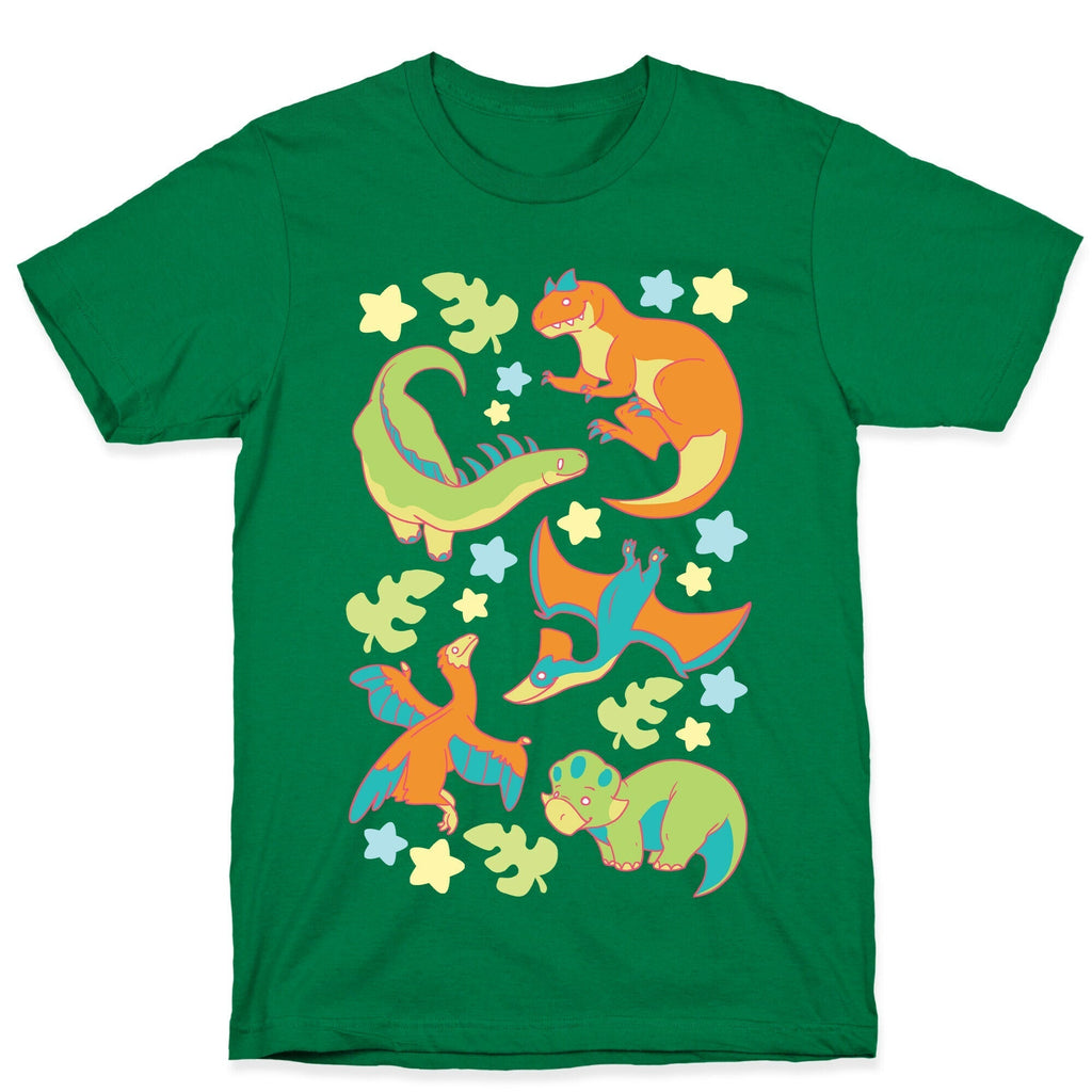 Funky Dinosaur Friends T-Shirt Hoodie, Sweatshirt | CoreVibeTees.com (Image 3)