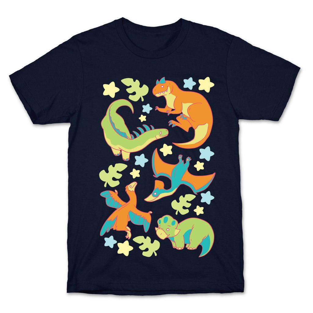 Funky Dinosaur Friends T-Shirt Hoodie, Sweatshirt | CoreVibeTees.com (Image 4)