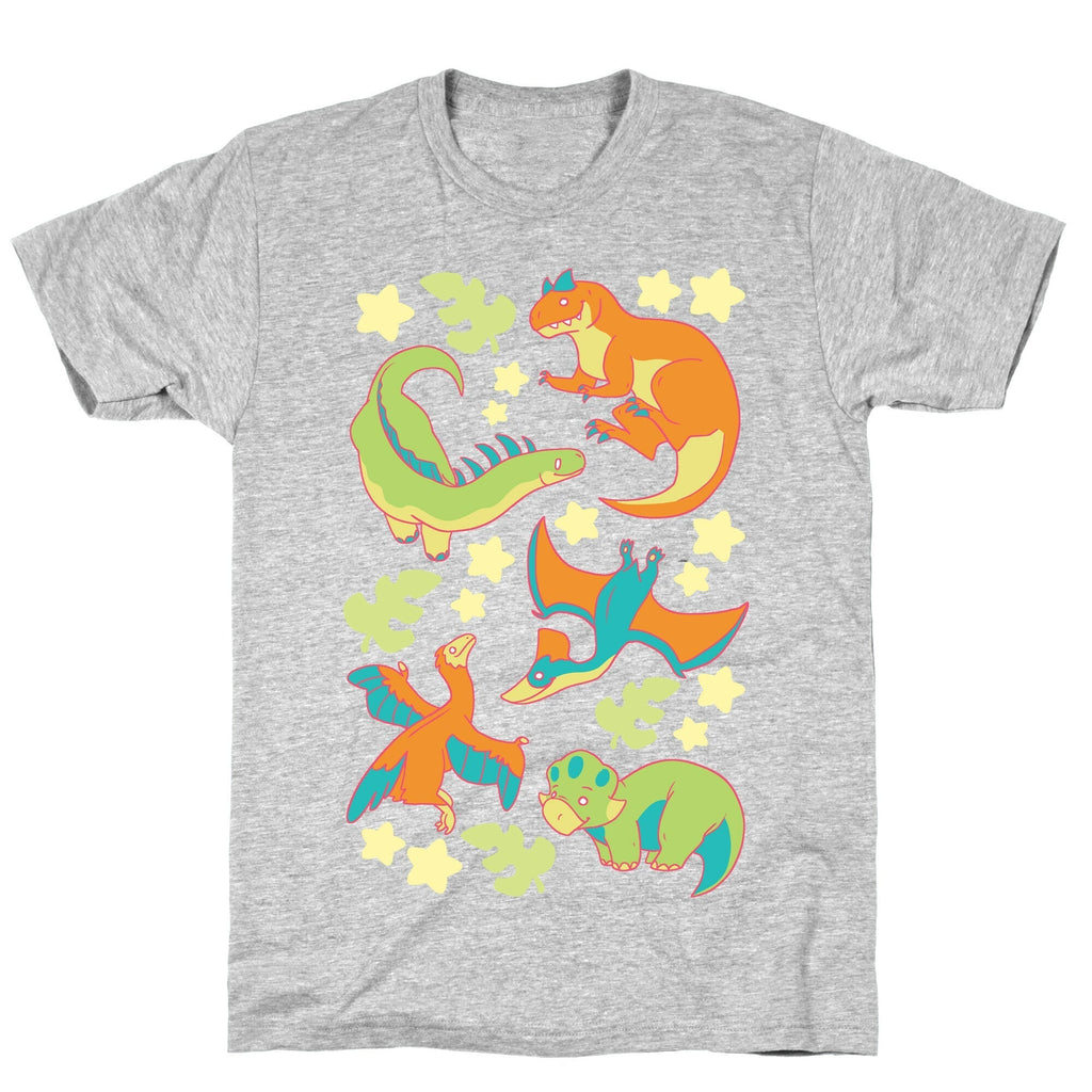 Funky Dinosaur Friends T-Shirt Style001 Hoodie, Sweatshirt | CoreVibeTees.com (Image 2)