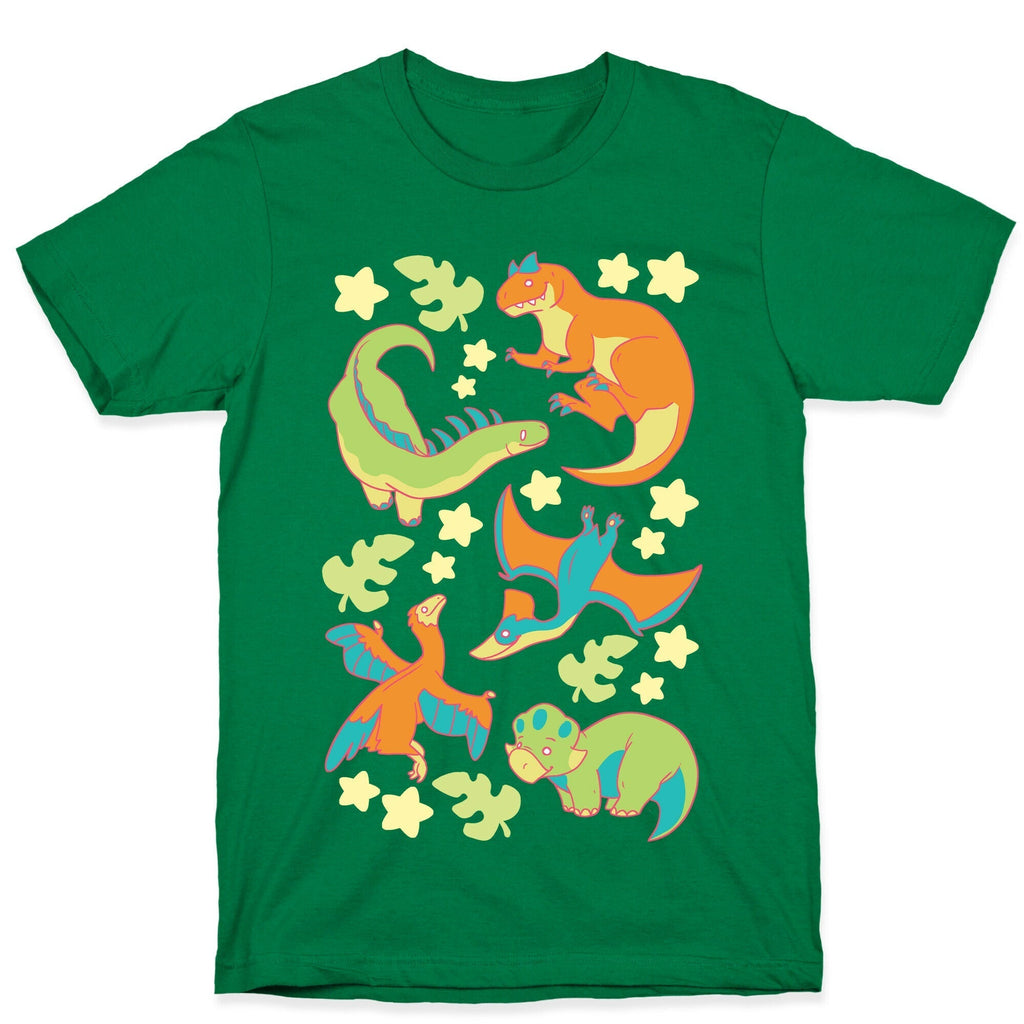 Funky Dinosaur Friends T-Shirt Style001 Hoodie, Sweatshirt | CoreVibeTees.com (Image 3)
