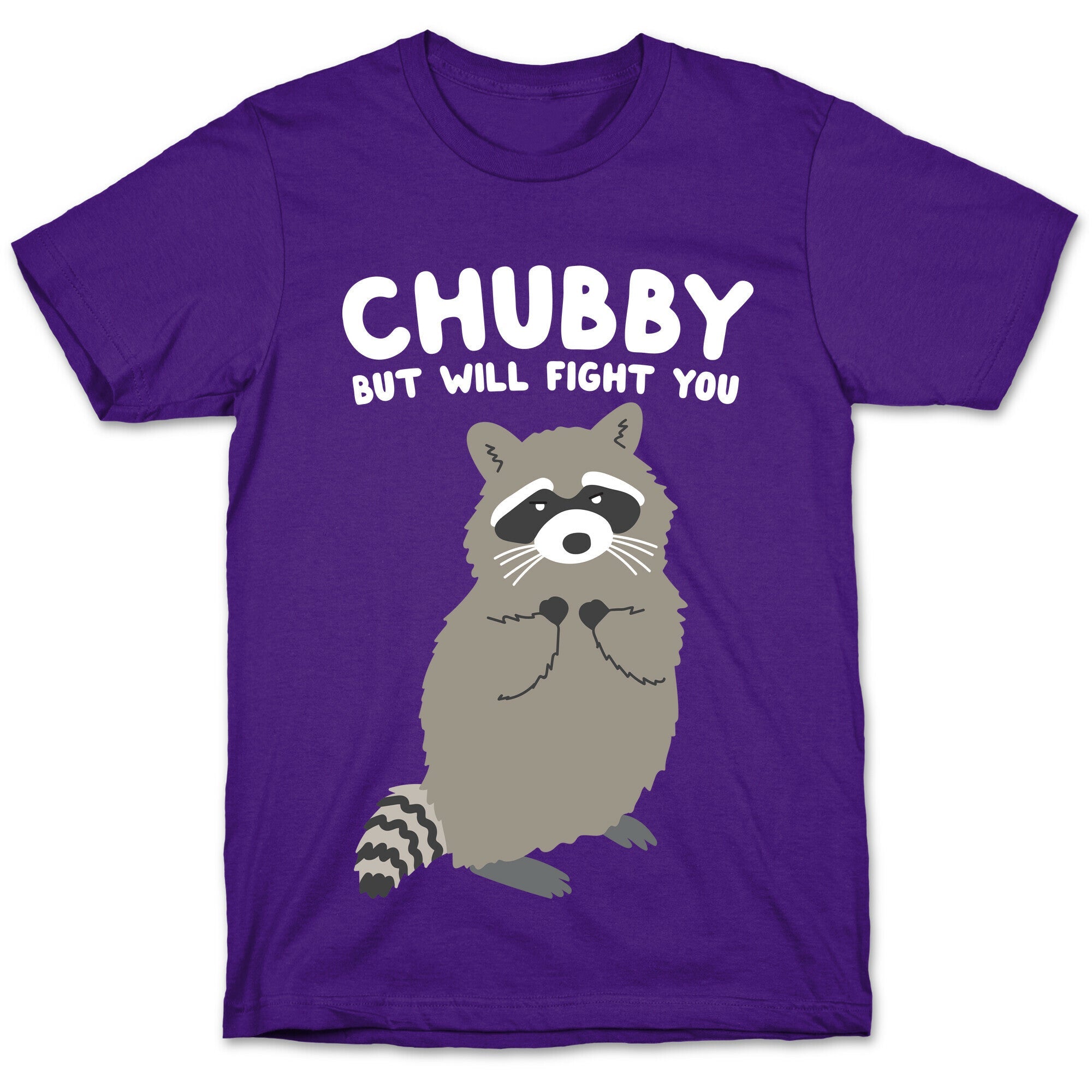 Chubby But I Will Fight You Raccoon T-Shirt Hoodie, Sweatshirt | CoreVibeTees.com (Image 5)