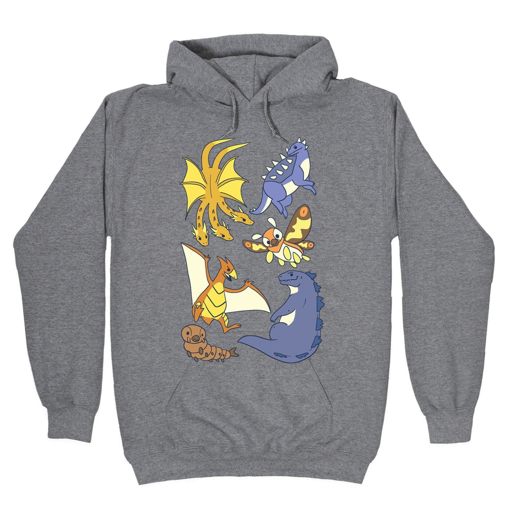 Godzilla and Friends Hoodie T-Shirts, Sweatshirt | CoreVibeTees.com (Image 1)