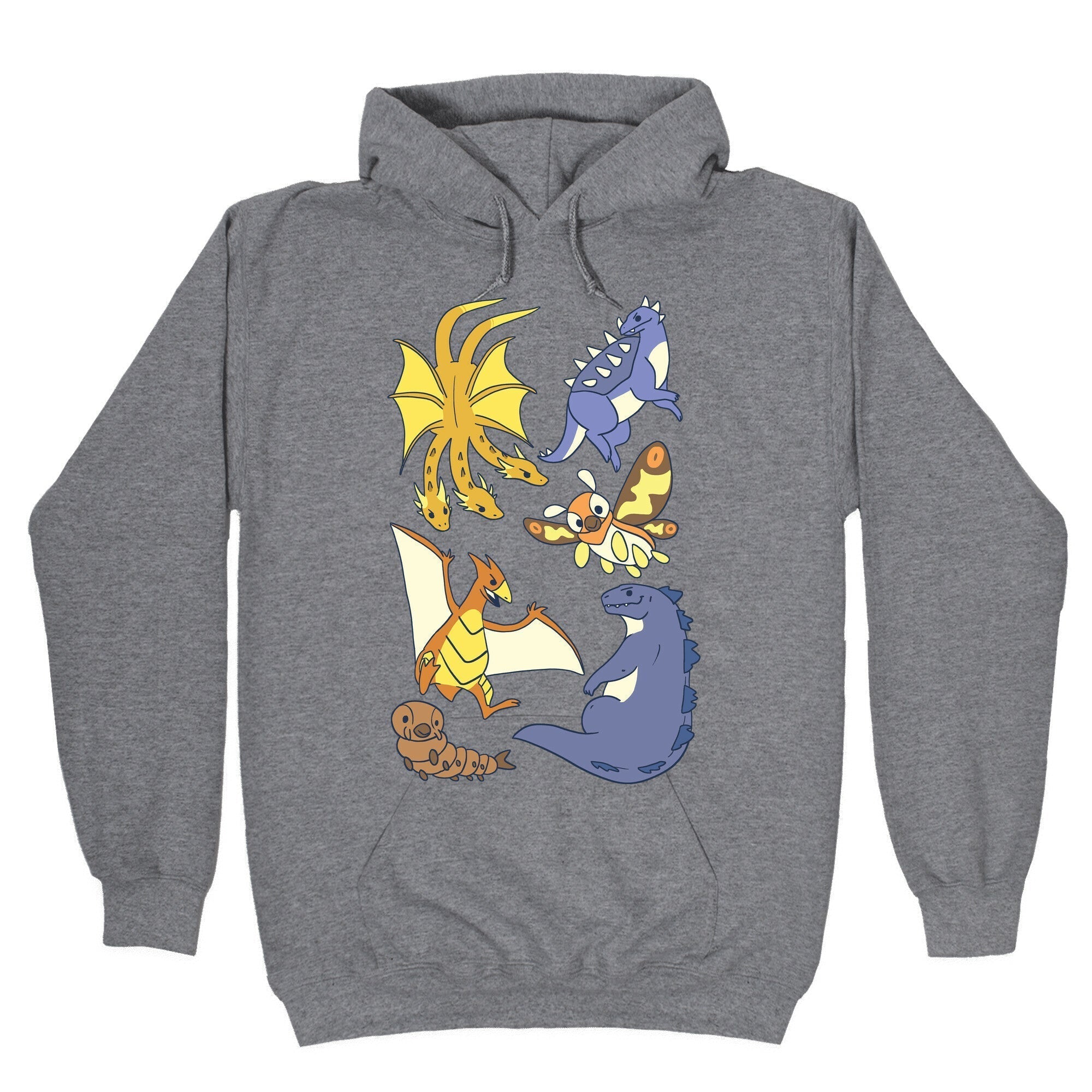 Godzilla and Friends Hoodie T-Shirts, Sweatshirt | CoreVibeTees.com (Image 1)