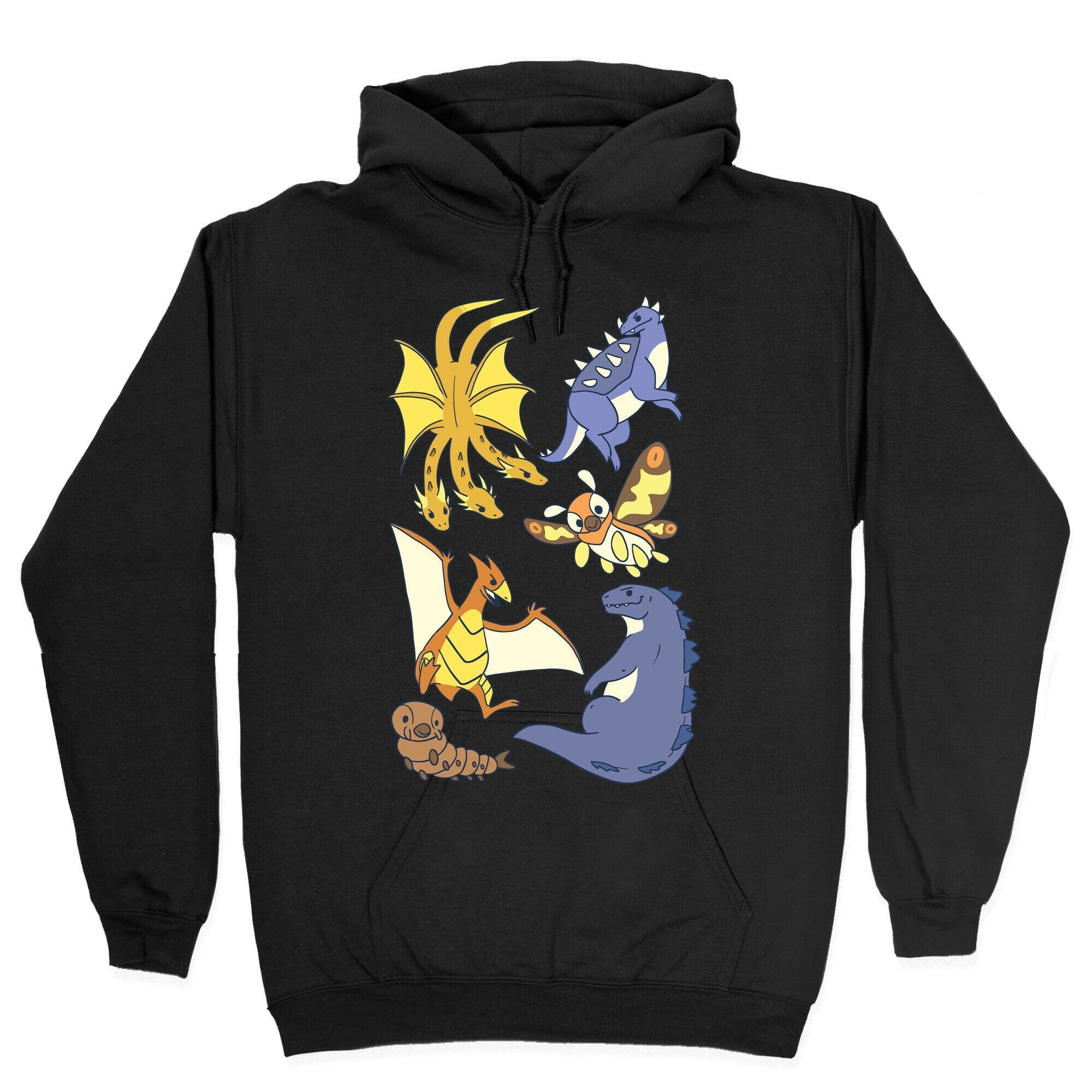 Godzilla and Friends Hoodie T-Shirts, Sweatshirt | CoreVibeTees.com (Image 2)