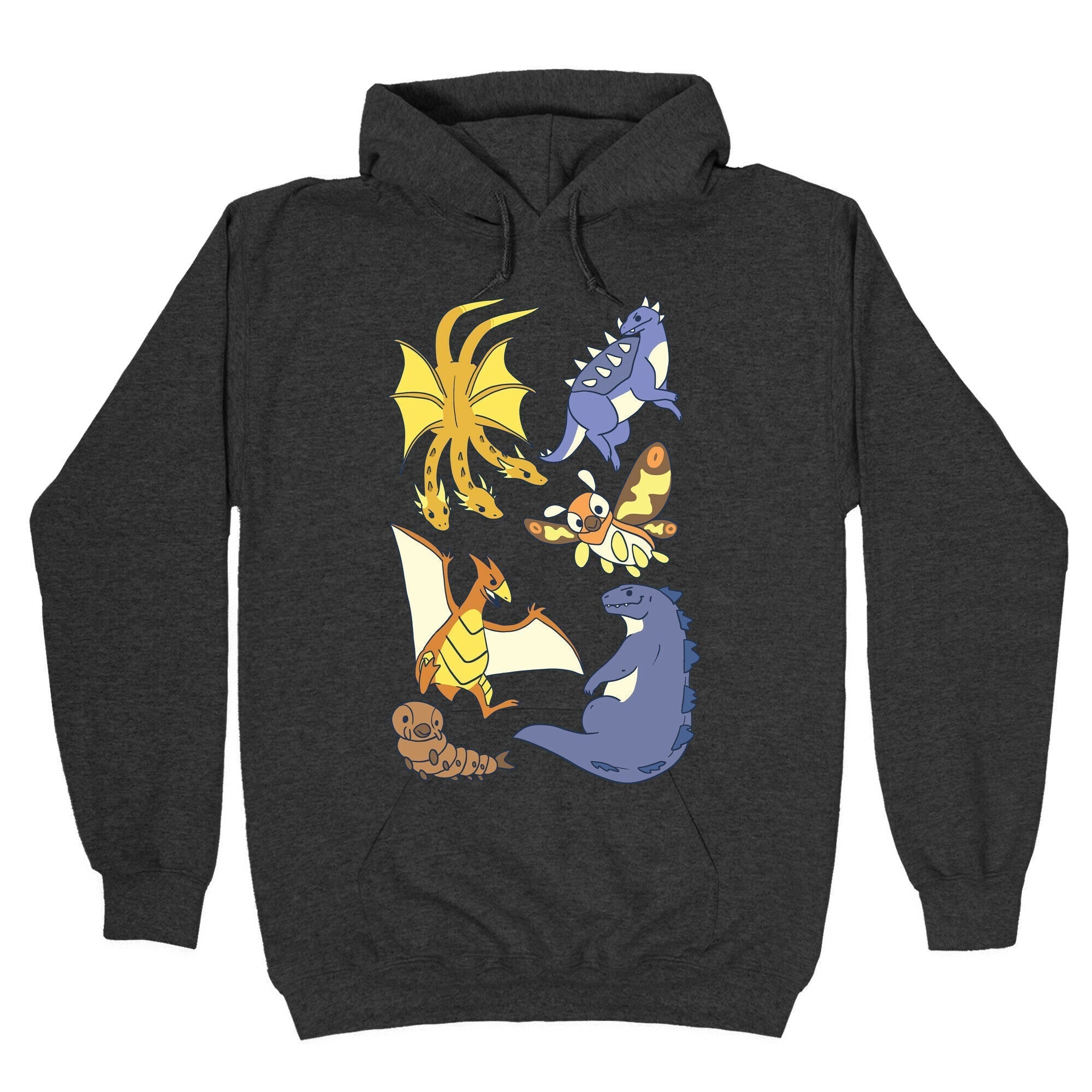 Godzilla and Friends Hoodie T-Shirts, Sweatshirt | CoreVibeTees.com (Image 3)