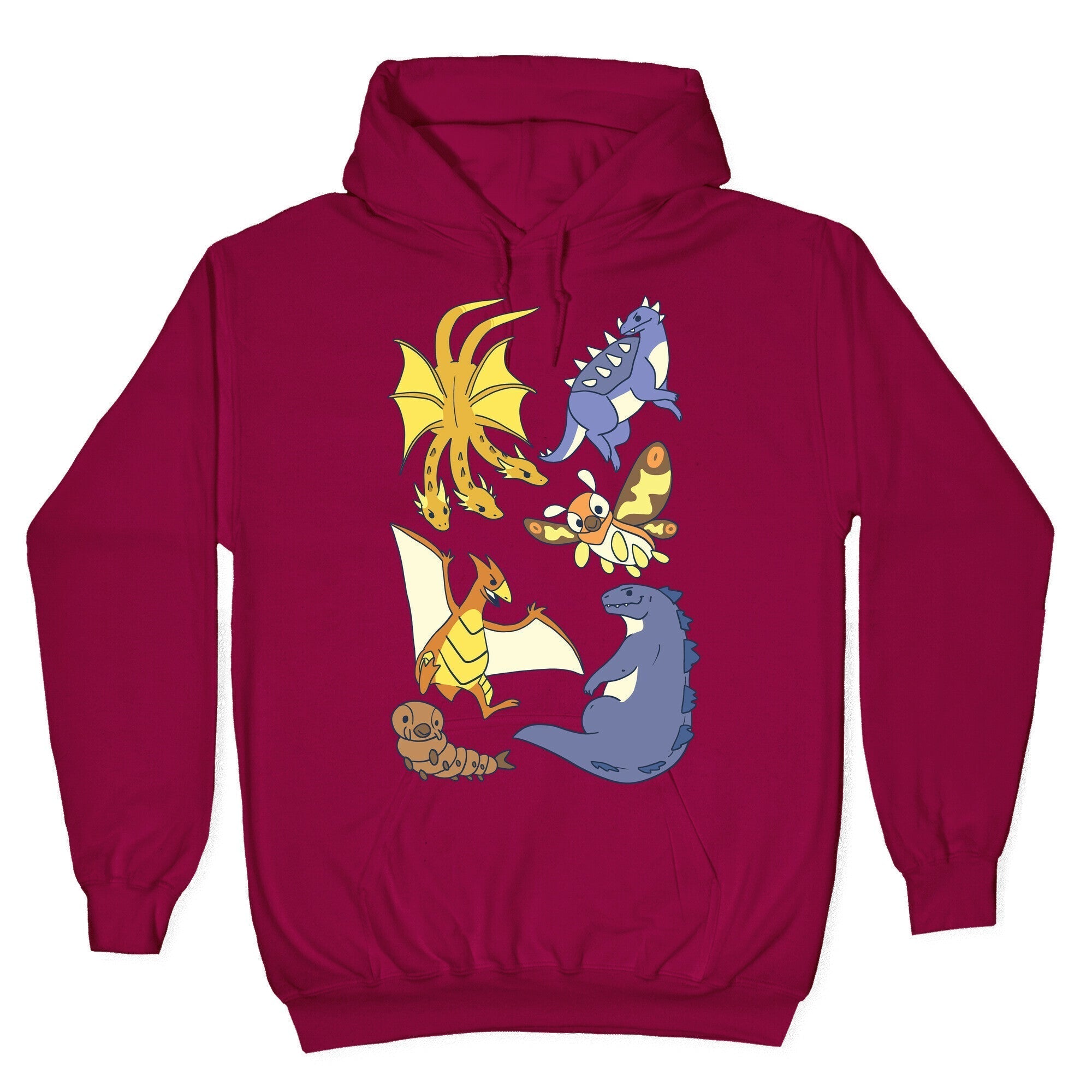 Godzilla and Friends Hoodie T-Shirts, Sweatshirt | CoreVibeTees.com (Image 5)