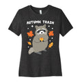 Autumn Trash Raccoon Women's Cotton Tee Style001 Hoodie, Sweatshirt | CoreVibeTees.com (Image 1)