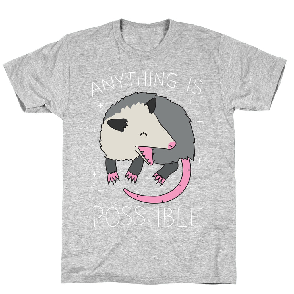 Anything Is Poss-ible Opossum T-Shirt Hoodie, Sweatshirt | CoreVibeTees.com (Image 2)
