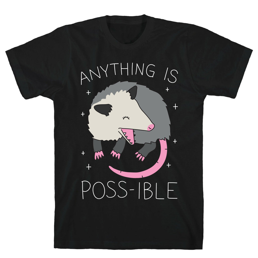 Anything Is Poss-ible Opossum T-Shirt Hoodie, Sweatshirt | CoreVibeTees.com (Image 1)