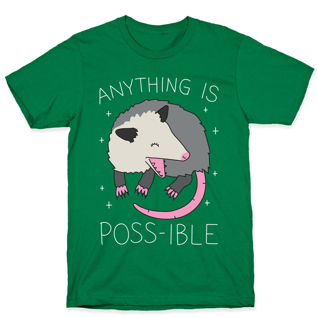 Anything Is Poss-ible Opossum T-Shirt Hoodie, Sweatshirt | CoreVibeTees.com (Image 3)