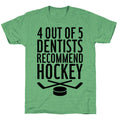 4 Out Of 5 Dentists Recommend Hockey Unisex Triblend Tee Hoodie, Sweatshirt | CoreVibeTees.com (Image 1)