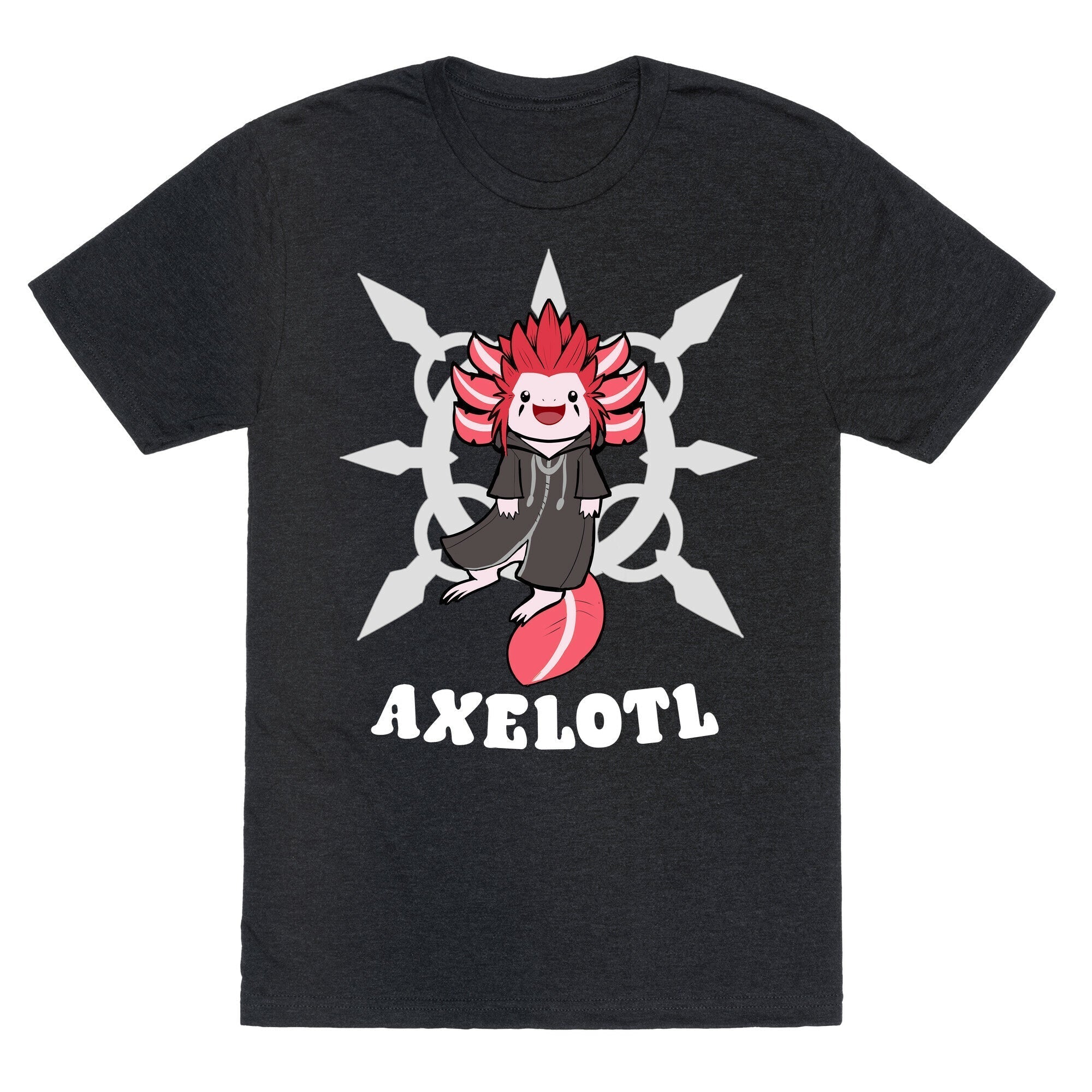 Axelotl Unisex Triblend Tee Hoodie, Sweatshirt | CoreVibeTees.com (Image 1)