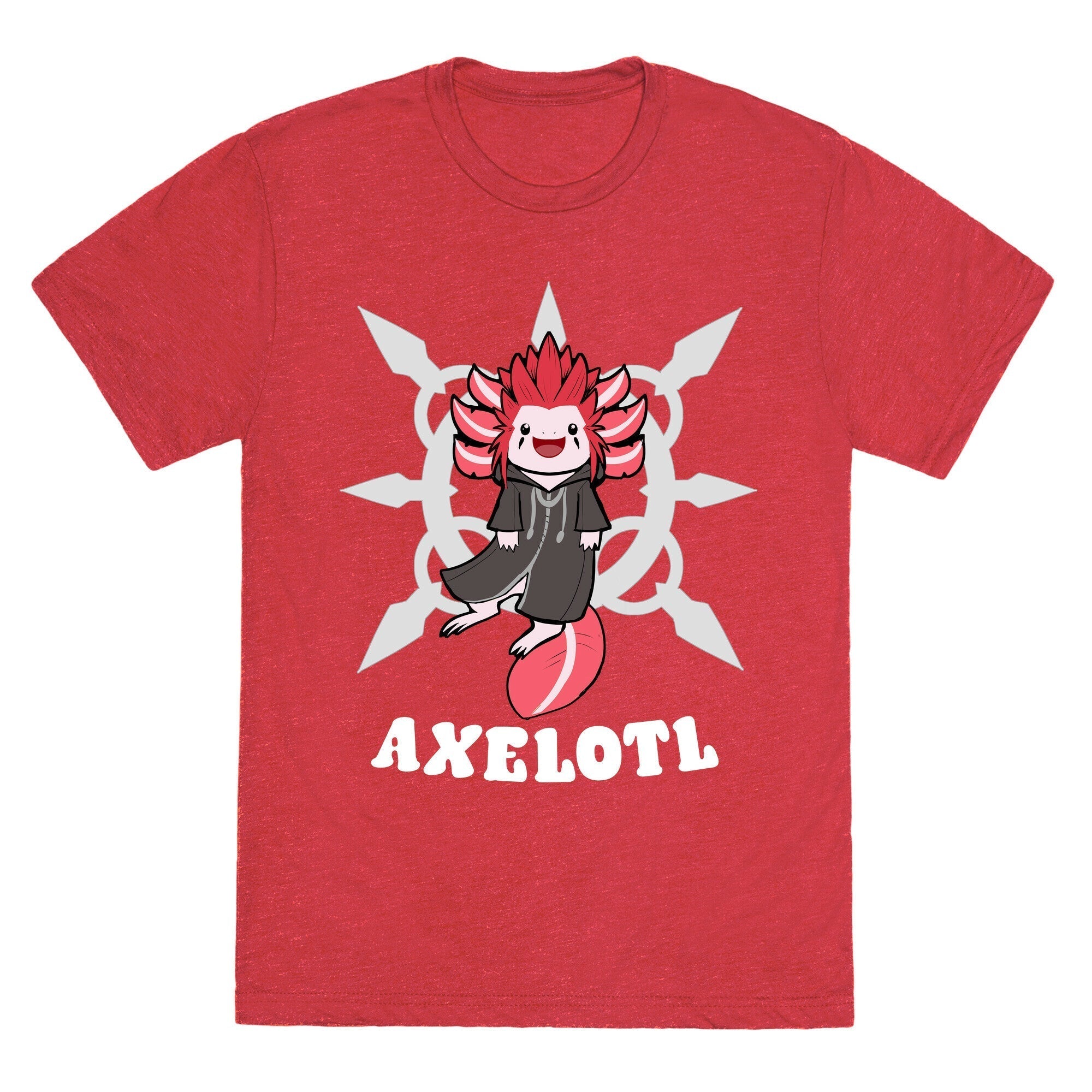 Axelotl Unisex Triblend Tee Hoodie, Sweatshirt | CoreVibeTees.com (Image 4)