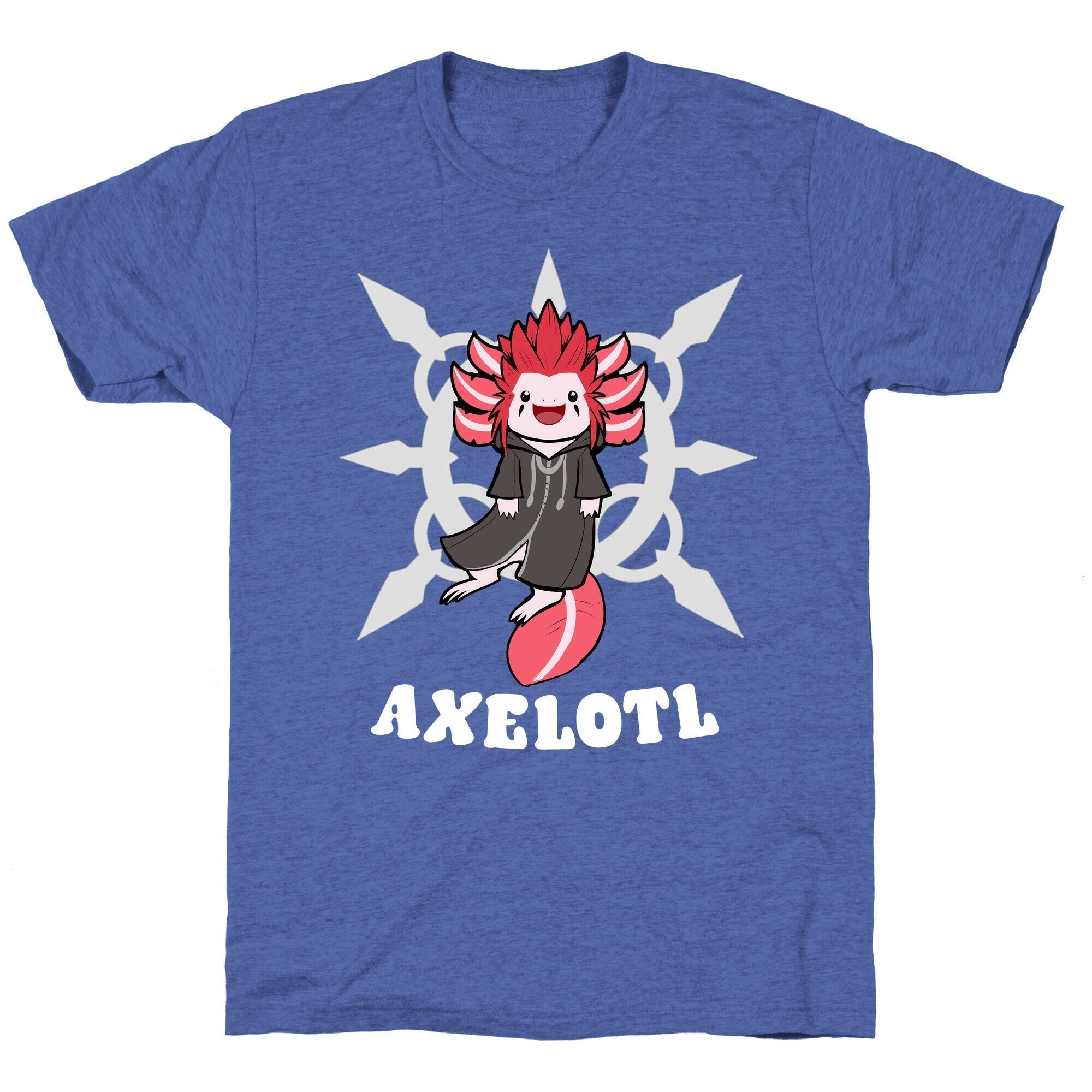 Axelotl Unisex Triblend Tee Hoodie, Sweatshirt | CoreVibeTees.com (Image 5)