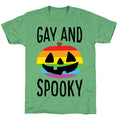 Gay And Spooky Unisex Triblend Tee Hoodie, Sweatshirt | CoreVibeTees.com (Image 1)